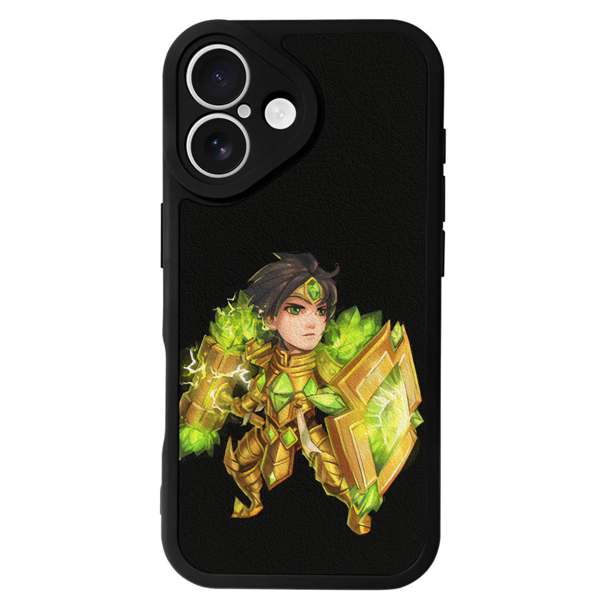 （画像用） リーグ・オブ・レジェンド League of Legends LOL 【iPhone 16シリーズ対応】シリコンスマホケース（レザー調） 材質：シリコン